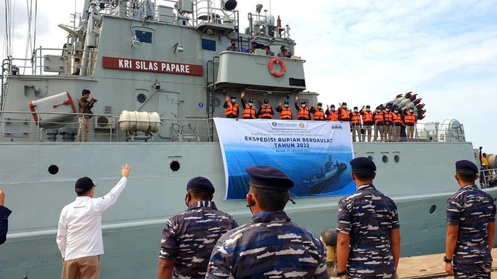Bank Indonesia (BI) bersama TNI AL melakukan ekspedisi rupiah ke wilayah 3T