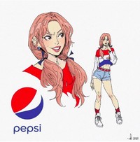 fotoinet brand populer jadi karakter anime