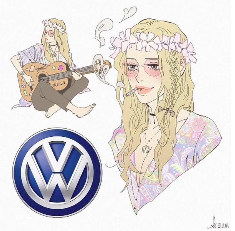 fotoinet brand populer jadi karakter anime