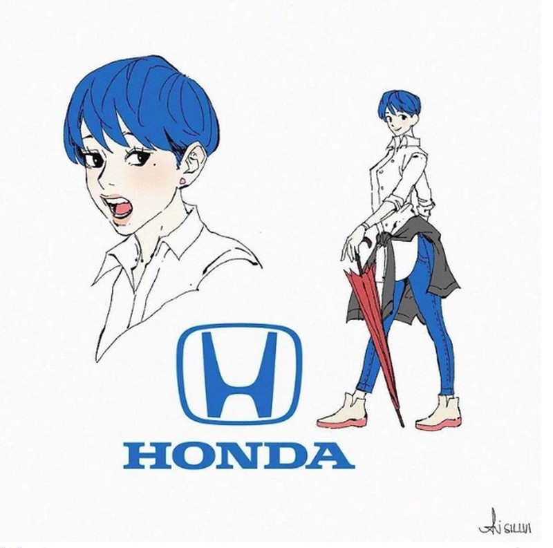 fotoinet brand populer jadi karakter anime