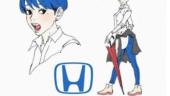 Kalau Honda, kesannya chic banget. (Foto: instagram/sillvi_illustrations)