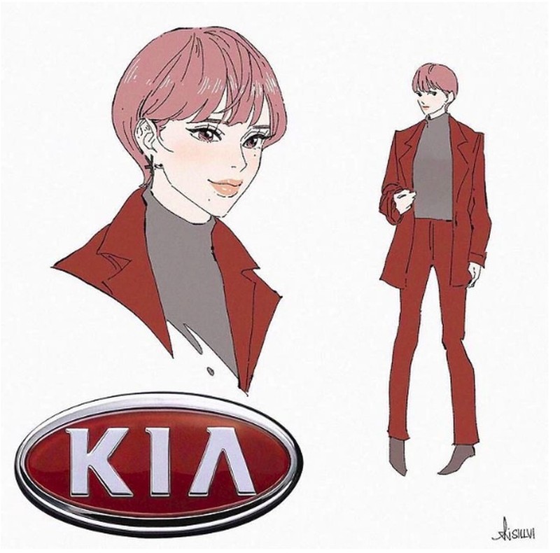 fotoinet brand populer jadi karakter anime