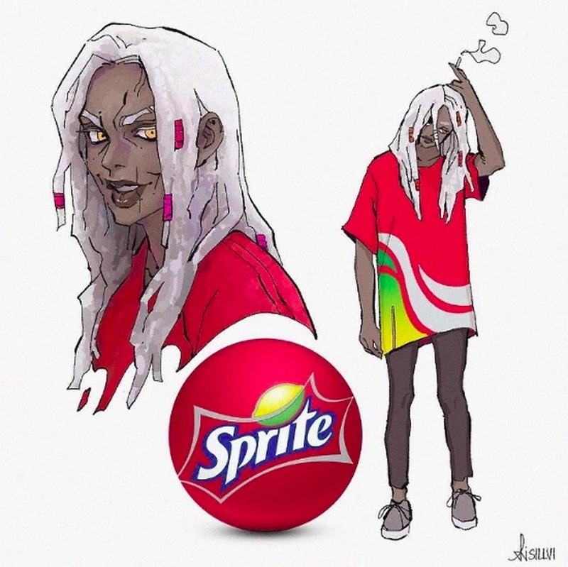 fotoinet brand populer jadi karakter anime