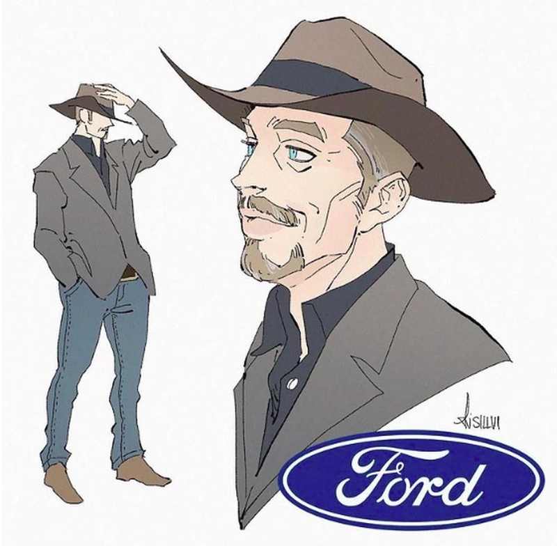 fotoinet brand populer jadi karakter anime