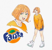 fotoinet brand populer jadi karakter anime