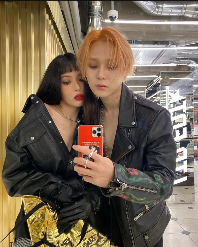 Setelah berani go public, DAWN dan HyunA didepak oleh agensinya Cube Entertainment tanpa diskusi sebelumnya. Pasangan idol KPop itu akhirnya menemukan rumah baru dan bergabung dengan agensi bentukan PSY, P NATION pada 2019. Foto: dok. Instagram @hyunah_aa