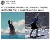 Mark Zuckerberg pakai sunscreen yang terlalu tebal.