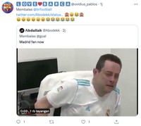 Meme saat Real Madrid dikalahkan Athletic Bilbao di babap perempatfinal Copa Del Rey.