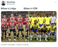 Meme saat Real Madrid dikalahkan Athletic Bilbao di babap perempatfinal Copa Del Rey.