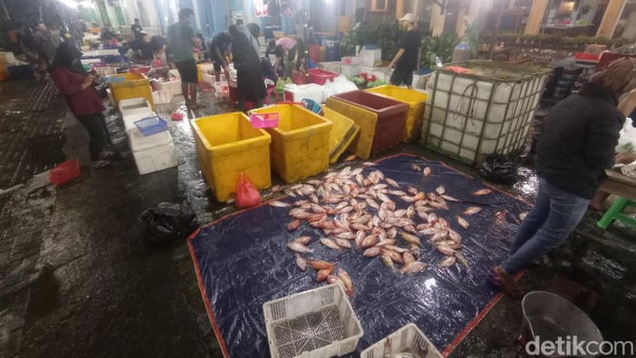 Pasar Ikan Balekambang, Solo, Kamis (3/2/2022).