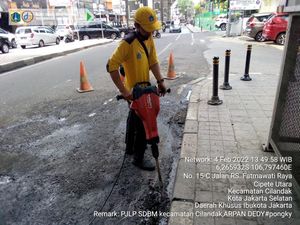 Bina Marga Akan Perbaiki Lagi dan Bikin Got Jl Fatmawati Stasiun Haji Nawi
