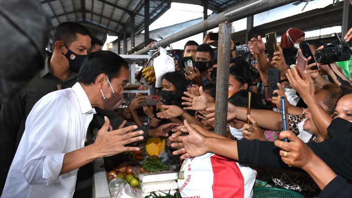 Presiden Jokowi di Binjai