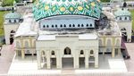 Potret Masjid Termegah Gaya Timur Tengah di Simeule Aceh