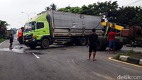 Setelah dipastikan tidak ada masalah teknis, truk tronton tersebut dibawa ke Mako Satlantas Polres Boyolali.