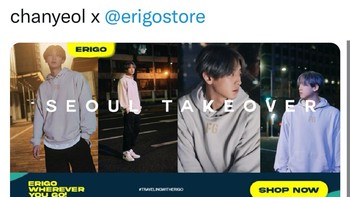 Siapa yang mau kembaran sama Chanyeol EXO? Foto: Screenshot Twitter