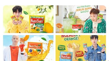 Tak cuma segar minumannya, tapi modelnya juga. Foto: Screenshot Twitter