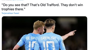 Diejek klub tetangga. Foto: Twitter