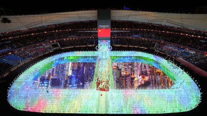 Melihat Kemeriahan Pembukaan Olimpide Beijing 2022 Olimpiade Musim Dingin Beijing 2022 resmi dibuka di Stadion Bird's Nest, Jumat (4/2//2022) malam. Para penari hingga pesta kembang api memeriahkan acara tersebut.