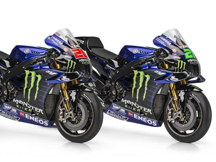 Tampang Baru Motor Balap Yamaha YZR-M1 di MotoGP 2022