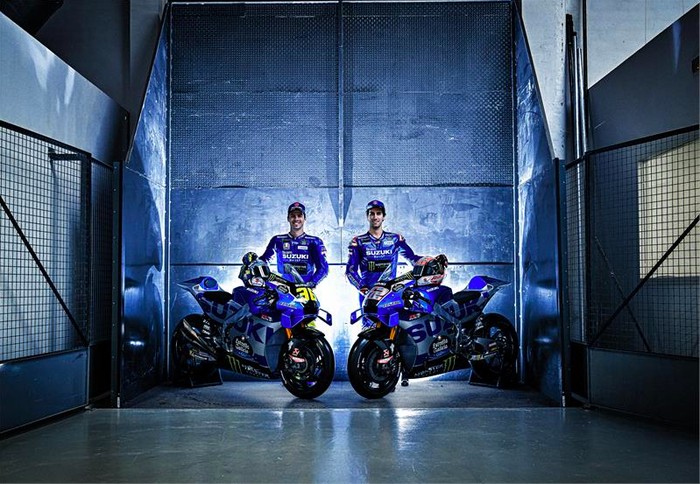 Motor baru Tim Suzuki Ecstar MotoGP 2022.