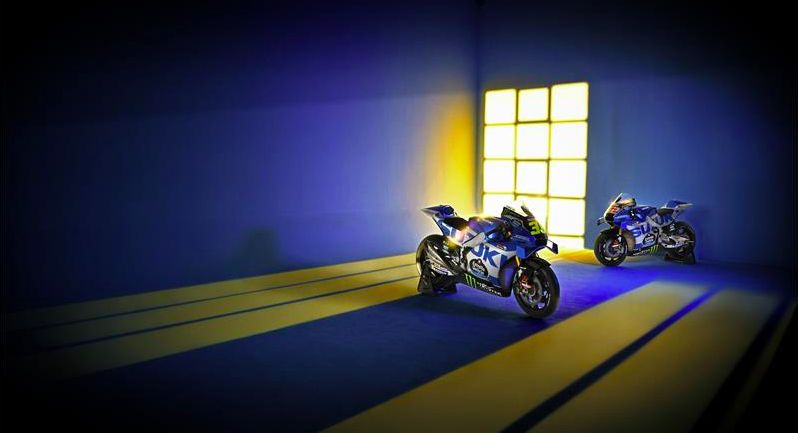 Motor baru Tim Suzuki Ecstar MotoGP 2022.