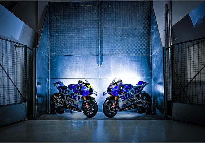 Motor baru Tim Suzuki Ecstar MotoGP 2022.