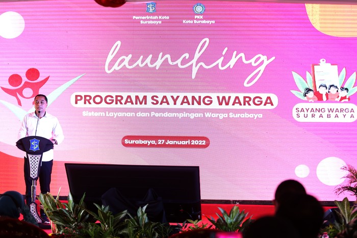 Pemkot Surabyaa Launching Aplikasi Sayang Warga