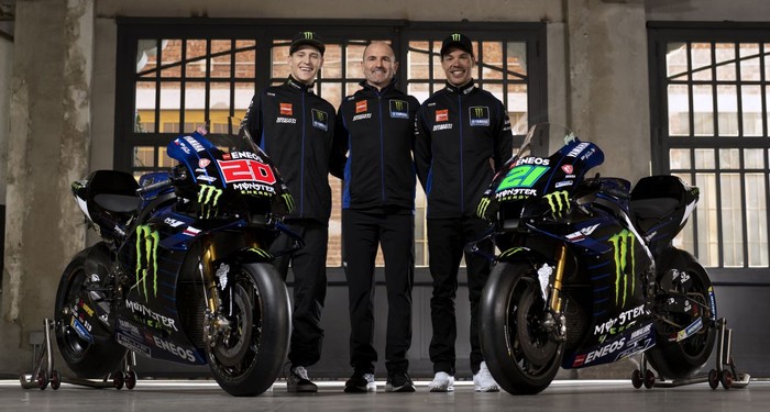 Tim Monster Energy Yamaha Luncurkan Motor Baru untuk MotoGP 2022.