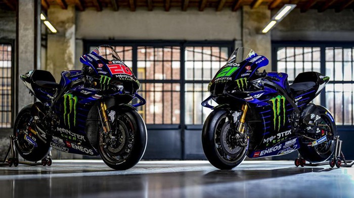 Tim Monster Energy Yamaha Luncurkan Motor Baru untuk MotoGP 2022.