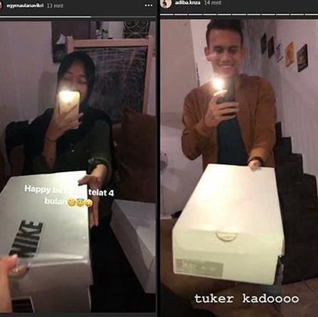 Ulang tahun menjadi momen spesial bagi mereka untuk berbagi kebahagiaan dengan para pengikutnya. Kebetulan juga, keduanya sama-sama kelahiran tahun 2000. (Foto: Instagram)