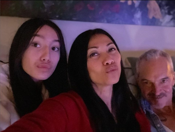 Anggun C Sasmi dan Putrinya Kirana.