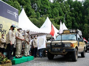 Bamsoet Lepas Peserta Rally Komunitas Land Rover di Jambi