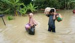 Potret Banjir Pekalongan Dari Udara