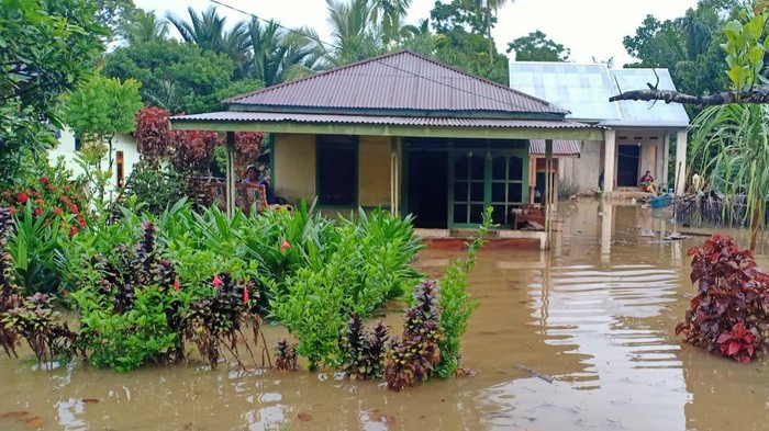 Banjir Bengkulu akibat hujan intensif sejak Jumat (4/2)
