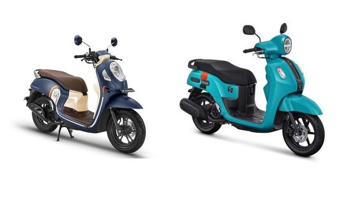 Honda Scoopy dan Yamaha Fazzio