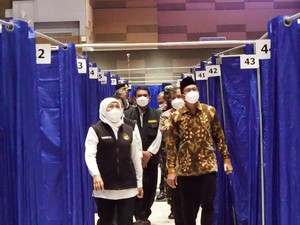 Kasus COVID-19 Jatim Ngegas, Khofifah Aktifkan Isoter di Sejumlah Daerah
