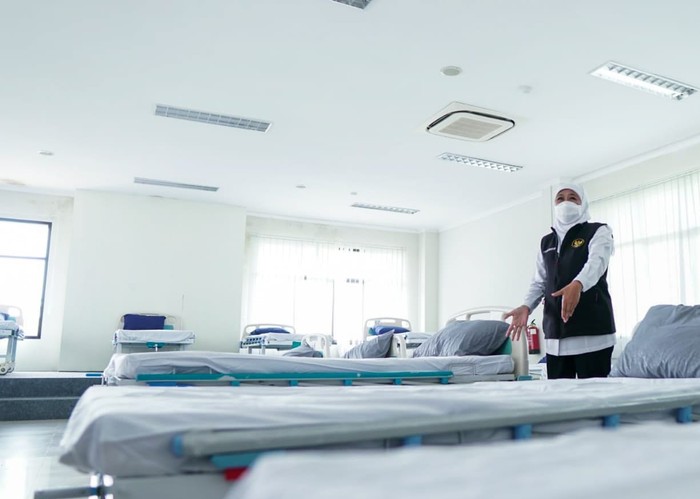 Khofifah Aktifkan Lokasi Isoter di Sejumlah Daerah jatim