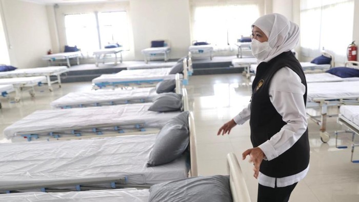 Khofifah Aktifkan Lokasi Isoter di Sejumlah Daerah jatim