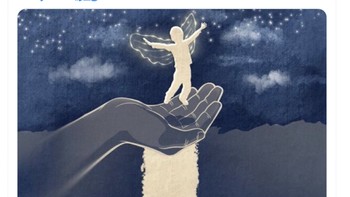 Seorang anak kecil menghubungkan orang di seluruh dunia. RIP malaikat kecil. Foto: Twitter