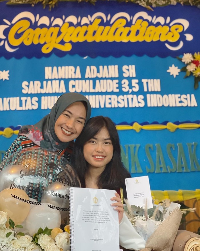 Alya Rohali dan putrinya, Namira Adjani