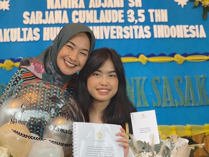 Alya Rohali dan putrinya, Namira Adjani