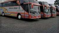 Perusahaan Otobus (PO) asal Palur, Karanganyar, Jawa Tengah, Rosalia Indah, semakin agresif di tahun 2022 ini. Setelah memperkenalkan beberapa bus baru pada awal Februari lalu, PO berjuluk Sultan Palur ini kembali memperkenalkan 7 armada bus terbarunya. Foto: Instagram @adiputro_official
