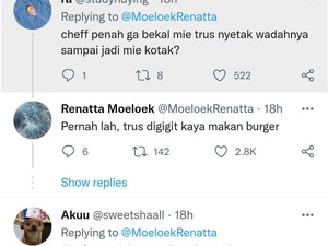 Chef Renatta Buka QnA, Netizen Tanya Soal Skincare Sampai Mie Kotak