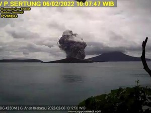 PVMBG Ungkap Kondisi Terkini Gunung Anak Krakatau yang Sempat Erupsi