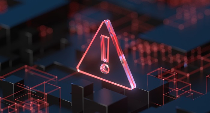 Ilustrasi serangan malware.
