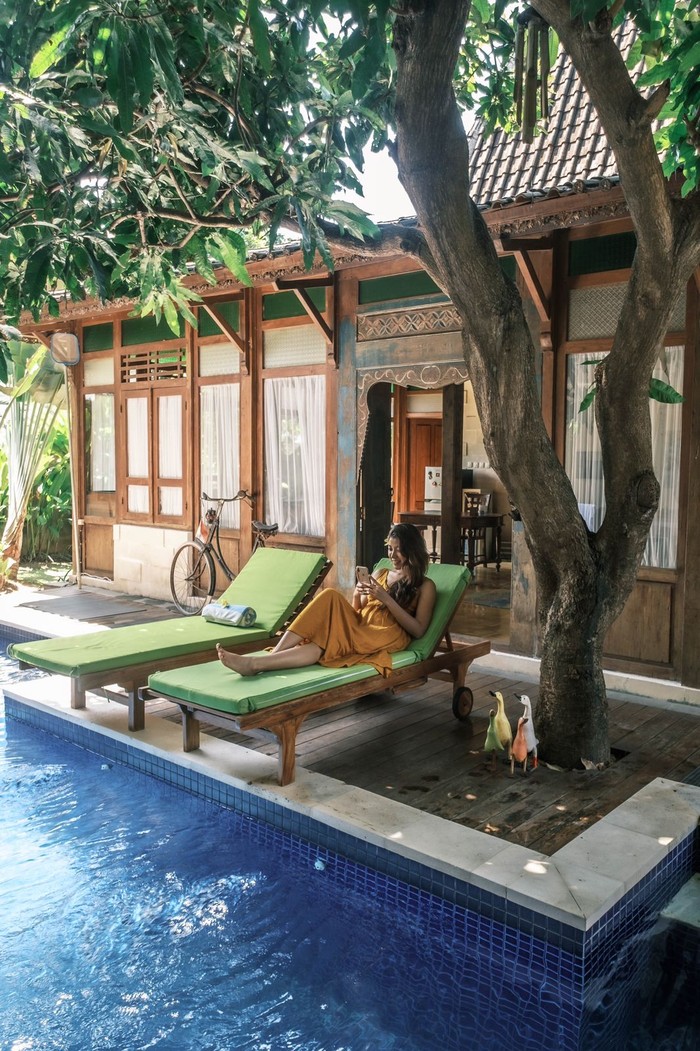Ilustrasi turis asing di Bali