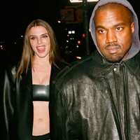 Inilah potret Julia Fox dan Kanye ‘Ye’ West di acara ulang tahun Julia. Foto: dok. Instagram/@juliafox
