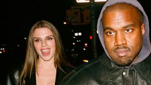 9 Foto Kanye West Bagi-bagi Hermes di Ultah Pacar Barunya, Julia Fox