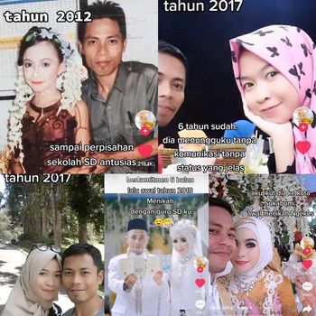 Kisah pasangan beda usia viral.