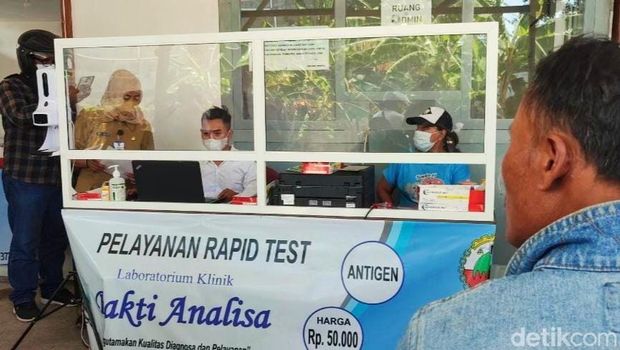 klinik tes antigen tak berizin ditutup